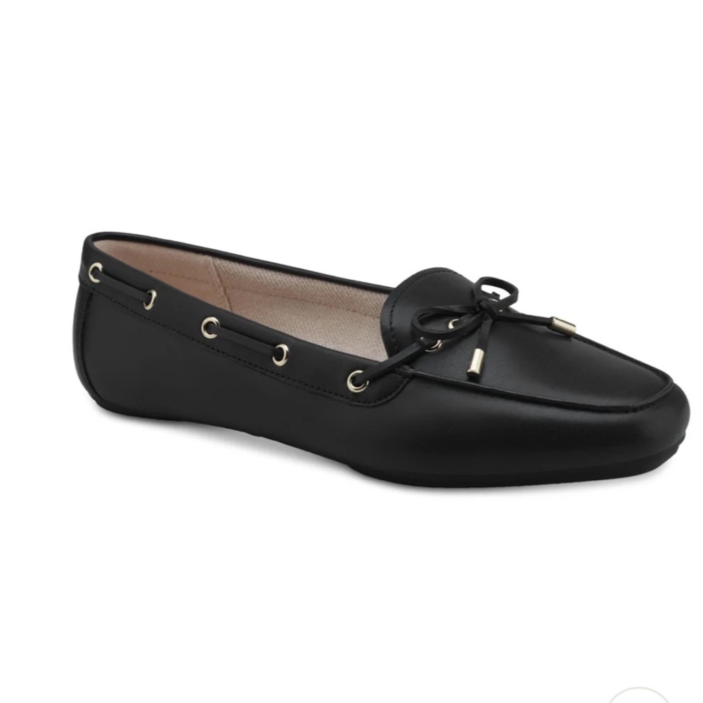 Charter Club black Bow Accent Padded Davinaa Almond Toe Slip On Loafers 9.5M
#20